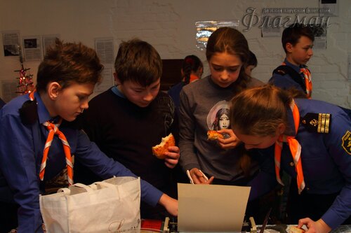 Флагманята и печатная машинка